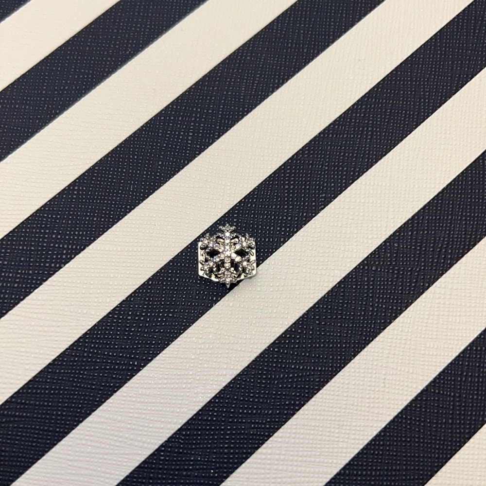 Keep Collective Pave Silver Snowflake Charm